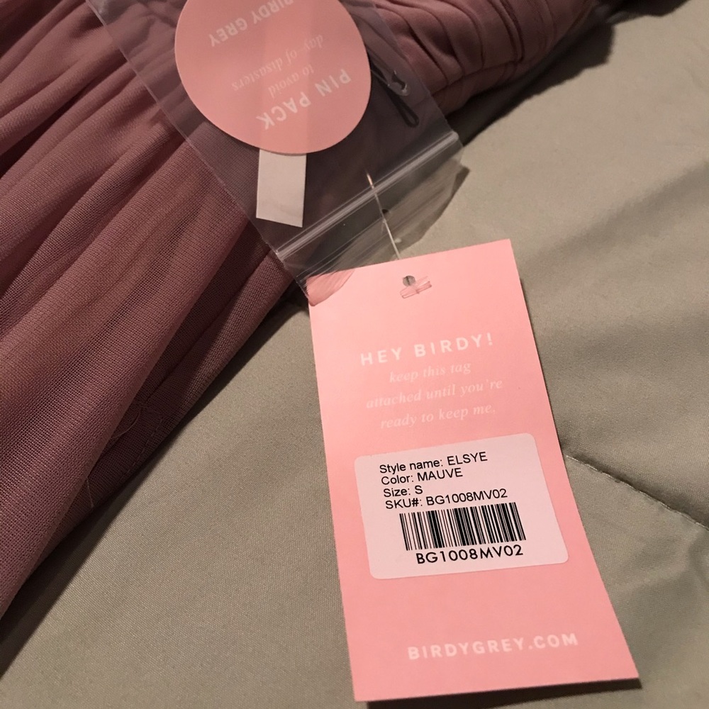 ELSYE DRESS - MAUVE - Picture 7 of 7